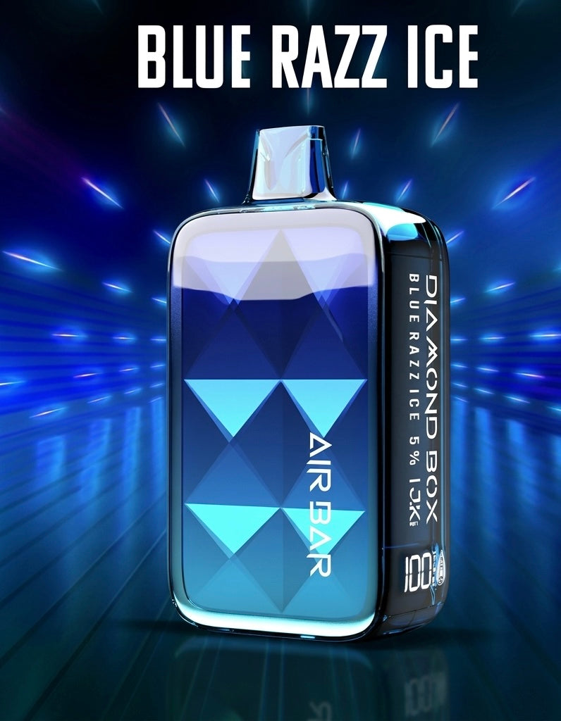 Airbar diamond box - Blue razz ice